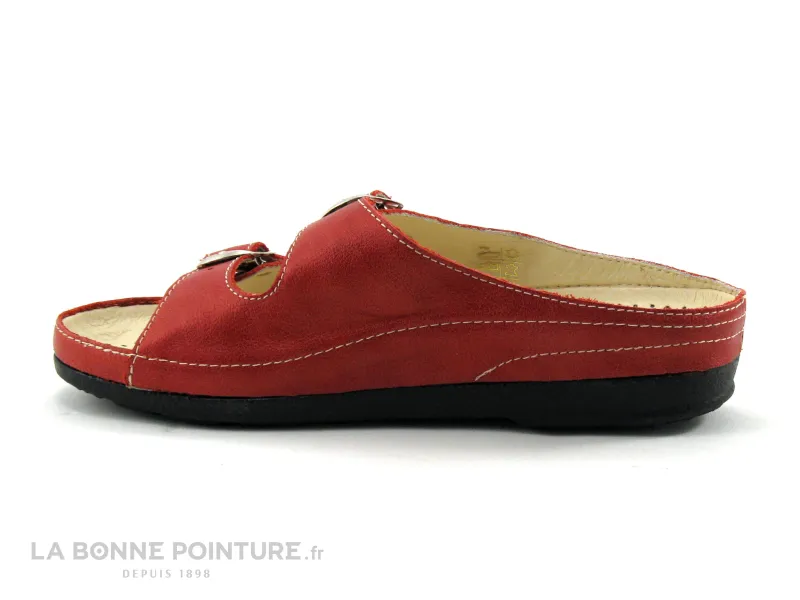 Achat chaussures Pedi Girl Femme Mule, vente Pedi Girl WELL DB Rouge Mule Femme ajustable